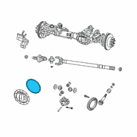 OEM 2019 Ram 2500 Gasket-Front Axle Cover Diagram - 68216204AA