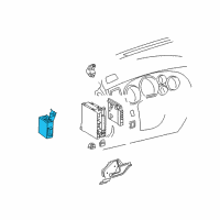 OEM 2008 Toyota Sequoia Flasher Diagram - 81980-0C010