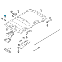 OEM 2013 BMW 128i Oval-Head Screw With Anti-Rotation Lock Diagram - 51-21-7-061-955