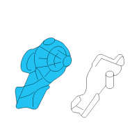 OEM 2007 Hyundai Santa Fe Pump Assembly-Coolant Diagram - 25100-3E000