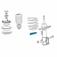 OEM 2014 Cadillac CTS Lower Insulator Diagram - 23125058