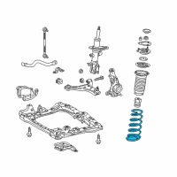 OEM 2013 Scion iQ Coil Spring Diagram - 48131-74080