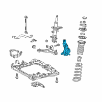 OEM Scion Knuckle Diagram - 43211-74020