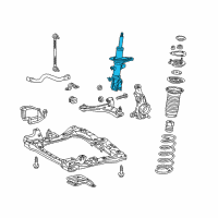 OEM 2014 Scion iQ Strut Diagram - 48510-74081