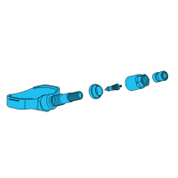 OEM 2014 Chevrolet SS Sensor Diagram - 13598774