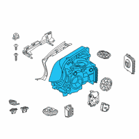 OEM BMW 640i xDrive Gran Turismo Driver Side Adaptiv Led Headlight Assy Diagram - 63-11-7-461-887