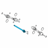 OEM 2019 Lincoln Nautilus Inner Shaft Diagram - K2GZ-3A329-B