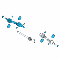 OEM 2021 Lincoln Nautilus Axle Assembly Diagram - K2GZ-3B437-B