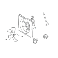 OEM Scion xB Overflow Hose Clamp Diagram - 90069-19014