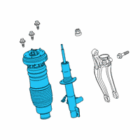 OEM 2022 Lincoln Aviator Strut Diagram - LC5Z-18124-R