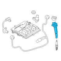 OEM 2015 BMW 740Li xDrive Ignition Coil Diagram - 12-13-8-616-153