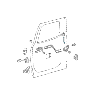 OEM 2014 Toyota Tundra Lock Rod Diagram - 69331-0C010