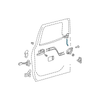 OEM 2010 Toyota Tundra Lock Rod Diagram - 69331-0C010