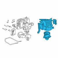 OEM 2003 Toyota Sequoia Blower Assembly Diagram - 87130-0C020