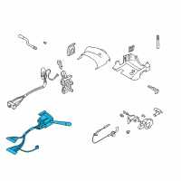 OEM 2001 Oldsmobile Silhouette Front Wiper Switch Diagram - 26073716