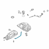 OEM 2011 Lincoln MKZ Support Strap Diagram - 6E5Z-9092-AA