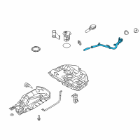 OEM 2012 Lincoln MKZ Pipe Assembly Diagram - AE5Z-9034-AF