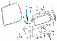 OEM 2022 Chevrolet Suburban Power Cylinder Diagram - 84806679