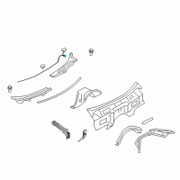 OEM 2016 Nissan GT-R Tube Assy-Windshield Washer Diagram - 28935-JF31B