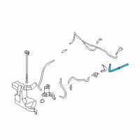 OEM 2010 Honda Insight Tube (1570MM) Diagram - 76851-TM8-G01