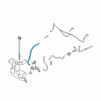 OEM Honda Insight Tube (1150MM) Diagram - 76864-TL0-003