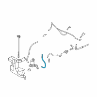 OEM Honda Civic Tube (680MM) Diagram - 76858-SYY-003