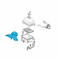 OEM Toyota Highlander Air Inlet Diagram - 17750-0V110
