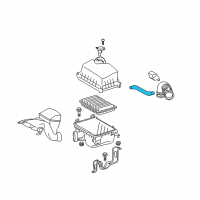 OEM Toyota Highlander Vent Hose Diagram - 12260-0V130