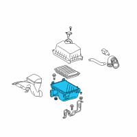 OEM 2017 Toyota Highlander Air Cleaner Body Diagram - 17701-0P120