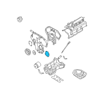 OEM 2010 Nissan Frontier Cover-Belt, Back Diagram - 13570-ZA010