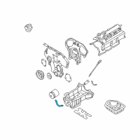 OEM 2006 Nissan Quest Gasket-Oil Pan Diagram - 11121-7Y000