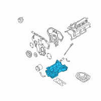 OEM 2006 Nissan Maxima Pan Assy-Oil Diagram - 11110-7Y000