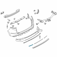 OEM 2015 Ford Edge Reflector Diagram - FT4Z-15A449-A