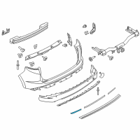 OEM 2017 Ford Edge Reflector Diagram - FT4Z-15A449-A