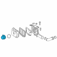 OEM 2006 Cadillac CTS Air Mass Sensor Diagram - 12566846