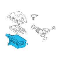 OEM 2017 Toyota Tundra Air Cleaner Body Diagram - 17701-0S030