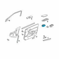 OEM 2012 Honda Accord Switch Assembly, Power Window Assistant Diagram - 35760-TA0-A21