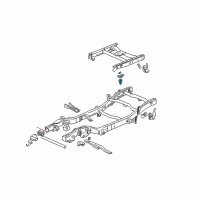 OEM Chevrolet Bumper Diagram - 15712438