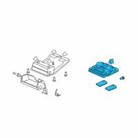 OEM Acura MDX Module Assembly, Front Roof (Gun Metallic) Diagram - 36600-STX-A01ZA