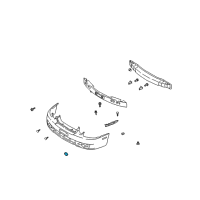 OEM 2003 Kia Optima Cover-Front Bumper BLANKING Diagram - 865123C200XX