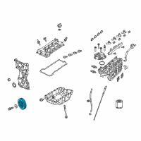OEM 2013 Dodge Dart DAMPER-CRANKSHAFT Diagram - 5047418AB