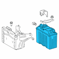 OEM 2020 Toyota GR Supra Battery Diagram - 28800-WAA13