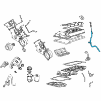 OEM BMW X5 Dipstick Diagram - 11-43-7-505-454