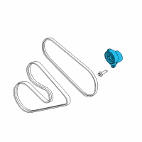 OEM 2019 Ford Transit-150 Serpentine Tensioner Diagram - BR3Z-6B209-E