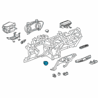 OEM 2020 Cadillac XT6 Power Switch Diagram - 13531326