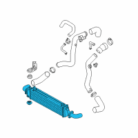 OEM 2013 Hyundai Genesis Coupe Cooler Assembly-Intermediated Diagram - 28270-2C102