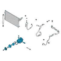 OEM 2020 Kia K900 Compressor Assembly Diagram - 97701J6000