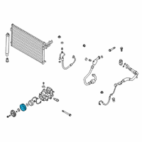 OEM 2020 Kia K900 PULLEY Assembly-A/CON Co Diagram - 97643G8100