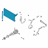 OEM Kia K900 CONDENSER Assembly-COOLE Diagram - 97606J6010