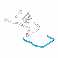 OEM Nissan Rogue Hose-Water, Oil Cooler Diagram - 21306-4BA0B